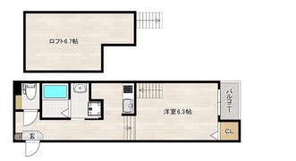ハーモニーテラス土井Ⅱの間取り画像
