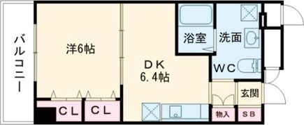 ぽぷら枚方公園の間取り画像