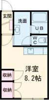 メゾンドフラッシュ富岡の間取り画像