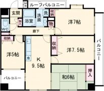 サンライズエモトの間取り画像