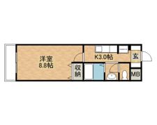 ベルジュヤノの間取り画像