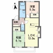 クレール林崎 B棟の間取り画像