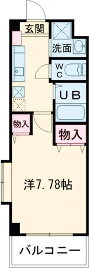 サニープレイスMJの間取り画像