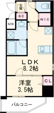 リアライズ布施駅前の間取り画像
