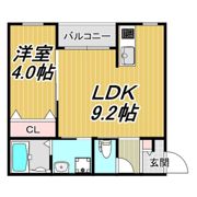 LECOCON四日市Ⅵの間取り画像
