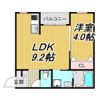 LECOCON四日市Ⅵの間取り画像