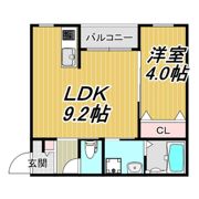 LECOCON四日市Ⅵの間取り画像