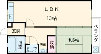 ニューシャルマンの間取り画像