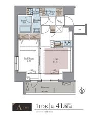ラグゼナ八王子新町の間取り画像