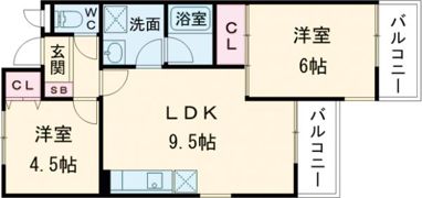 パークコート大津ANNEXの間取り画像