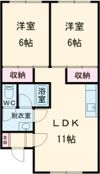 よし美荘No.2の間取り画像