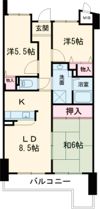 グラン・シャリオの間取り画像