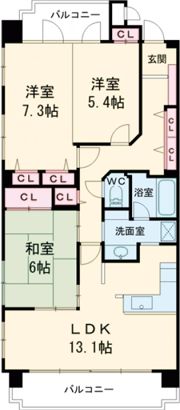 グリーンシャトーHTの間取り画像