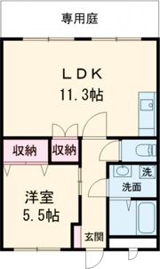 秋桜の間取り画像