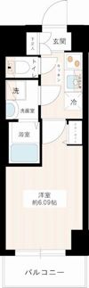 MAXIV八王子DUE（マキシヴ八王子デュエ）の間取り画像