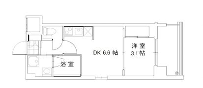 ニューガイアリルーム原通り№68の間取り画像