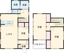 カーサミィーア各務原 L棟の間取り画像