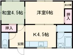 たつみ荘の間取り画像