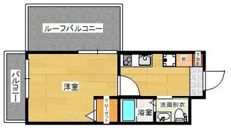 エステート・モア大濠Ⅵの間取り画像