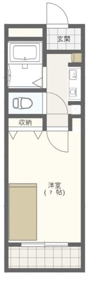 シャイニングコート Ⅰの間取り画像
