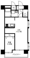 グランフォーレ西新の間取り画像