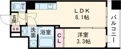 SDグランツ三宮イーストフロントの間取り画像