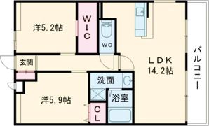 アルテマイスター谷川の間取り画像