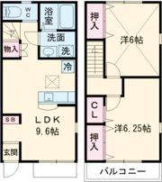 ヴェルサンロジュマンの間取り画像
