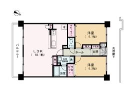インペリアル大賀Ⅰの間取り画像