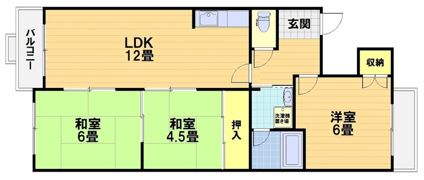 ファミィール桂の間取り画像