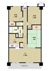 カルム-ドゥ町田の間取り画像