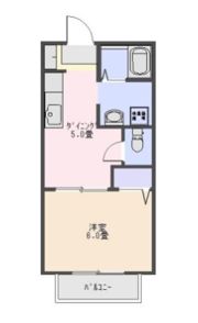 フレグランス古川の間取り画像