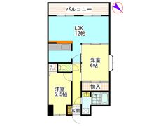 グリーンコート毘沙門の間取り画像