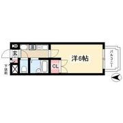 ハイツ亀島の間取り画像