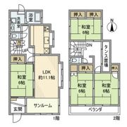 大牧戸建の間取り画像