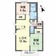 プレステージ川岸 Cの間取り画像