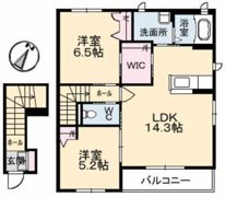 T’Sハウス A棟の間取り画像