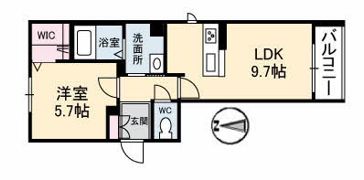 グランベレオ南手城の間取り画像