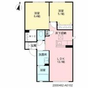 サンパティーク・アイ A棟の間取り画像