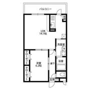 アンプルールフェールオロールの間取り画像