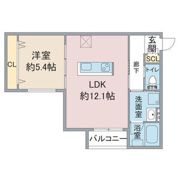 LIBRE COURT清水の間取り画像
