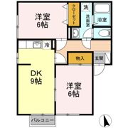 セジュールユウアイ Aの間取り画像