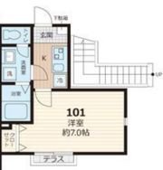 パステール・グラン桜木の間取り画像