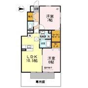D-room内原の間取り画像
