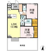 D-ROOMフィオーレの間取り画像