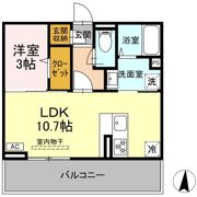 ウィルコート仙崎の間取り画像