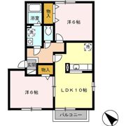 ディーフレア徳吉 Aの間取り画像
