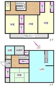 掛川市大坪台の間取り画像