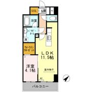 アルカーサル大道の間取り画像