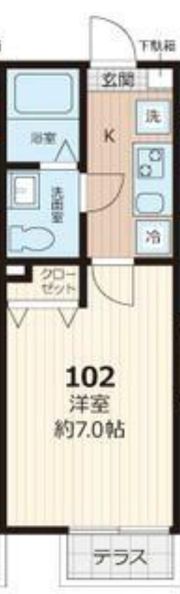 パステール・グラン桜木の間取り画像